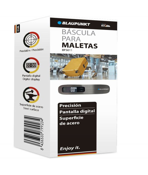 BLAUPUNKT Bascula Digital para Maletas - BASCULA PARA MALETAS BLAUPUNKT DIGITAL