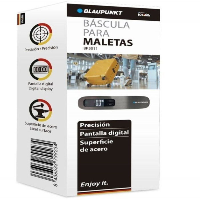 Blaupunkt Báscula para Maletas BP5011 Gris Blaupunkt Báscula para Maletas BP5011 Gris