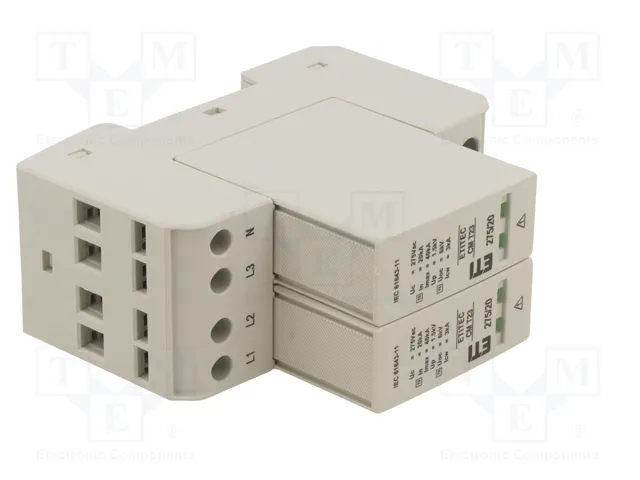 ETI POLAM ETITEC CM T23 275/20 4+0 Limitador de sobretensiones Tipo 2+3 ETI POLAM ETITEC CM T23 275/20 4+0 Limitador de sobretensiones Tipo 2+3