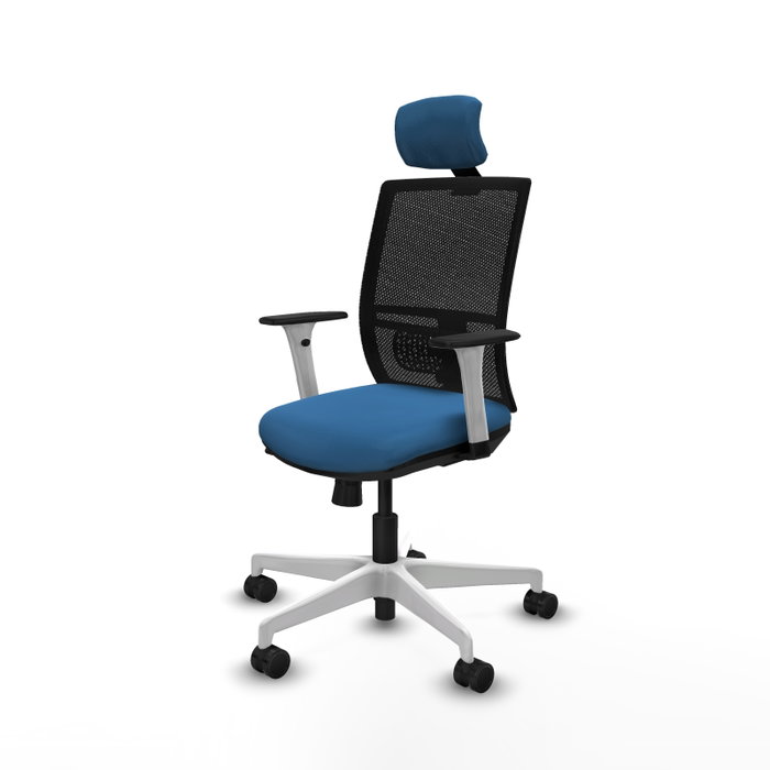 PIQUERAS Y CRESPO Silla de oficina Yunquera Azul claro y Negro PIQUERAS Y CRESPO Silla de oficina Yunquera Azul claro y Negro
