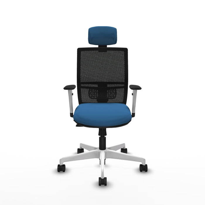 PIQUERAS Y CRESPO Silla de oficina Yunquera Azul claro y Negro PIQUERAS Y CRESPO Silla de oficina Yunquera Azul claro y Negro
