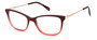 Pierre Cardin Gafas de vista P.C.-8491-L39 Rojo Mujer