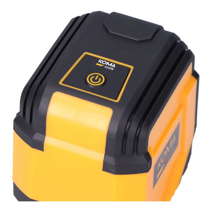 Koma Tools - Nivel Láser Autonivelante con Función Pulso, Precisión ±3mm a 10m, Ángulo 110°, IP54, Alcance 30m, Funda, Soporte Magnético y Rosca Trípode, 7.3x5.8x7.4 cm