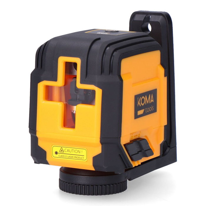 Koma Tools - Nivel Láser Autonivelante con Función Pulso, Precisión ±3mm a 10m, Ángulo 110°, IP54, Alcance 30m, Funda, Soporte Magnético y Rosca Trípode, 7.3x5.8x7.4 cm