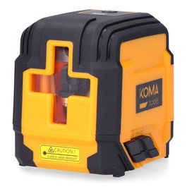 Koma Tools - Nivel Láser Autonivelante con Función Pulso, Precisión ±3mm a 10m, Ángulo 110°, IP54, Alcance 30m, Funda, Soporte Magnético y Rosca Trípode, 7.3x5.8x7.4 cm
