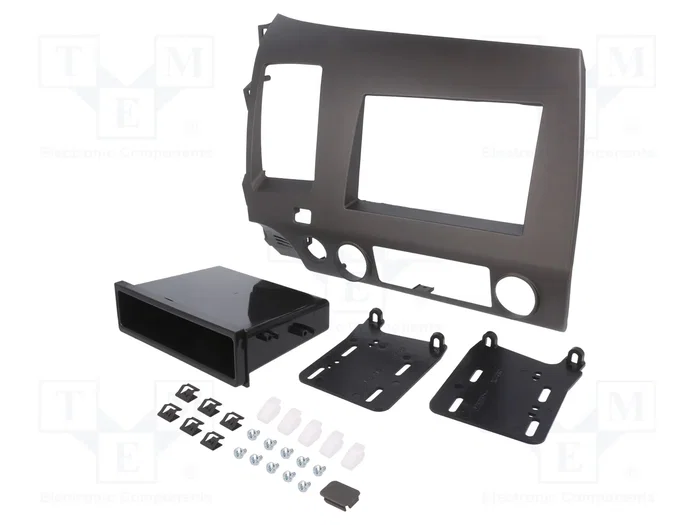 METRA Bastidor de montaje de radio para Honda Civic 2006-2011, charcoal METRA Bastidor de montaje de radio para Honda Civic 2006-2011, charcoal