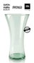 La Mediterranea Florero de Vidrio Peonía H26xø13.7cm (Pack de 6)