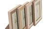 DKD Home Decor Set de 4 Marcos de Fotos 10x15 en Color Natural