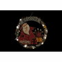 DKD Home Decor Decoración Luminosa LED Papá Noel y Muñeco de Nieve, Pack de 2