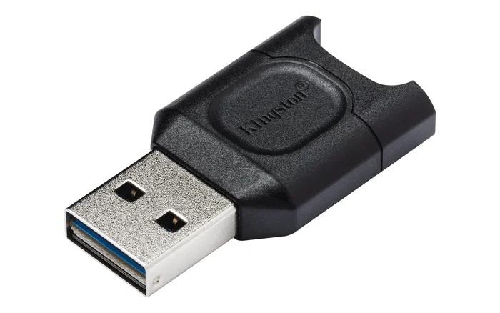 Kingston MobileLite Plus - Lector de tarjetas externo USB 3.2 Gen 1 (3.1 Gen 1) Tipo A, para microSD UHS-II / UHS-I, color negro