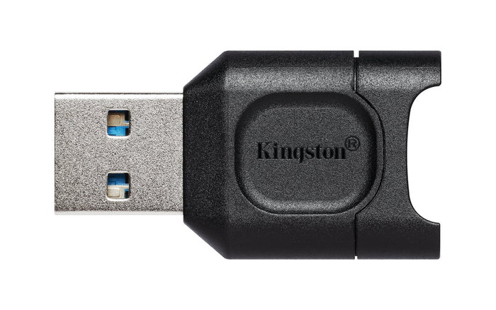 Kingston MobileLite Plus - Lector de tarjetas externo USB 3.2 Gen 1 (3.1 Gen 1) Tipo A, para microSD UHS-II / UHS-I, color negro