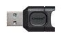 Kingston MobileLite Plus - Lector de tarjetas externo USB 3.2 Gen 1 (3.1 Gen 1) Tipo A, para microSD UHS-II / UHS-I, color negro