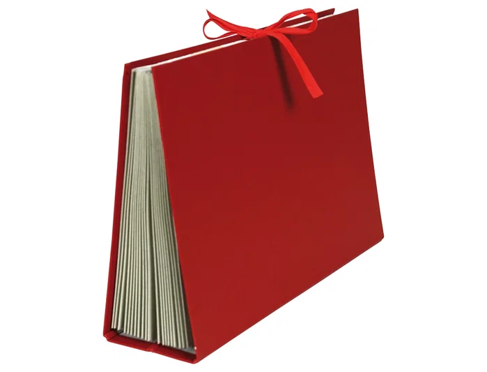 Liderpapel Carpeta fuelle de cartón forrado burdeos con 20 departamentos