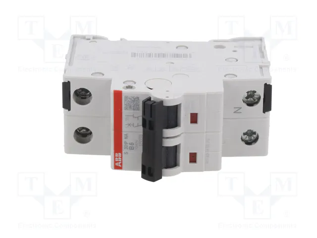ABB S300P Interruptor magnetotérmico 6A 1+N 240VAC 25kA ABB S300P Interruptor magnetotérmico 6A 1+N 240VAC 25kA