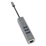 Terratec Connect C2 Adaptador USB-C a USB 3.2 y LAN