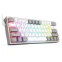 Redragon Fizz Pro K616 Teclado Gaming Mecánico Blanco-Gris