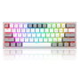 Redragon Fizz Pro K616 Teclado Gaming Mecánico Blanco-Gris