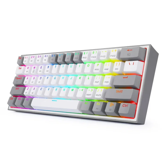 Redragon Fizz Pro K616 Teclado Gaming Mecánico Blanco-Gris