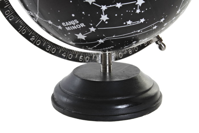 DKD Home Decor Globo Terráqueo Constelación Aluminio y PVC Negro/Plateado DKD Home Decor Globo Terráqueo Constelación Aluminio y PVC Negro/Plateado