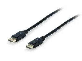Equip 119253 Cable DisplayPort 1.4 Macho-Macho 3m, Compatible con 8K/60Hz, 4K/120Hz, HDCP 2.2, HDR, DSC, VESA Certified, Conectores Dorados, Negro