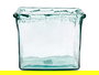 Giftdecor Jarron Vidrio Inca 22 cm Transparente Cristal Reciclado 24x18.5x24 cm