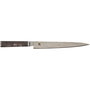 Miyabi 5000 MCD 67 Sujihiki 24cm de acero MC66 con mango de arce negro<|image>