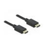 DeLOCK Cable HDMI de Alta Velocidad 8K 60 Hz 48 Gbps 1 m Negro