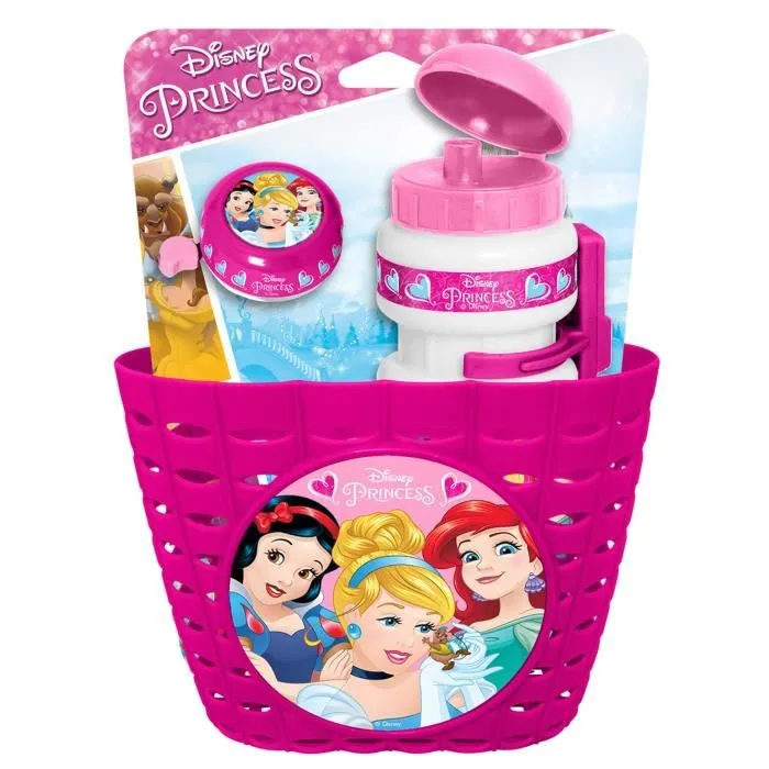 Stamp Princesas Disney Cesta + Can + Campana Accesorio Infantil para Vehículo
