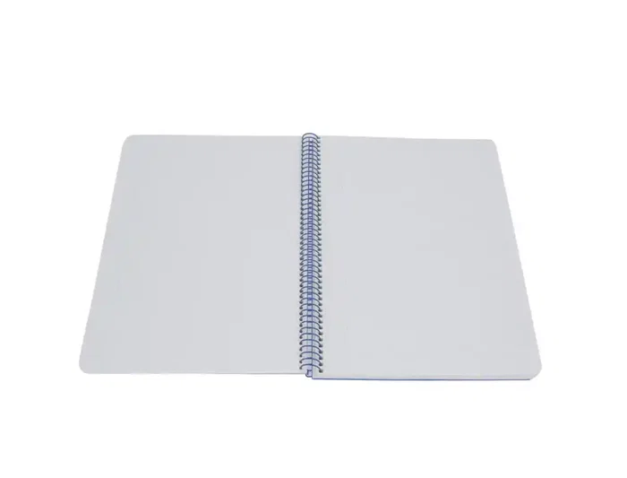 Antartik Cuaderno Espiral A4 Tapa Foam 80 Hojas 90g Cuadro 4mm con Margen Color Azul