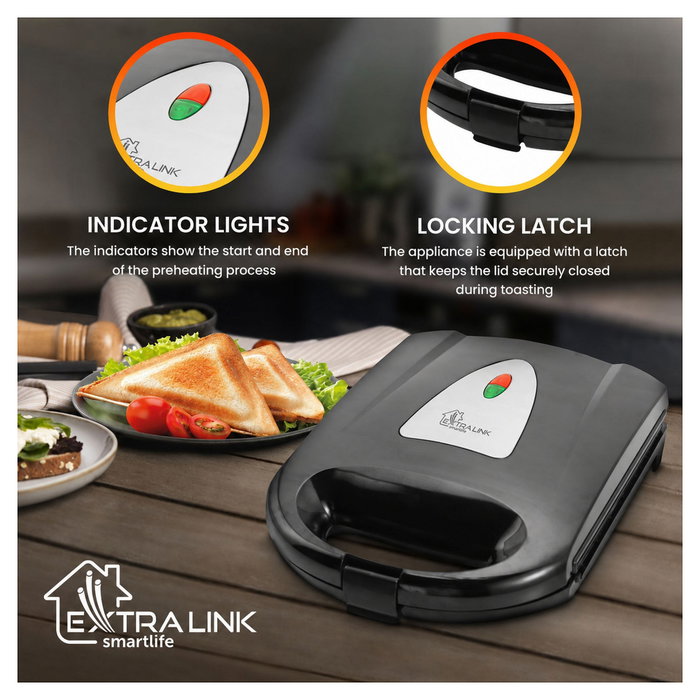 Extralink Smart Life XXL Sandwich Maker SJ-33 1400W