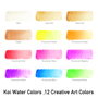 Sakura Koi Water Colors Pocket Field Sketch Box con 12 medias pastillas