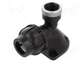 GEBO Conector de Apriete Codo de 90° G 3/4'' Interno para Tuberías PE