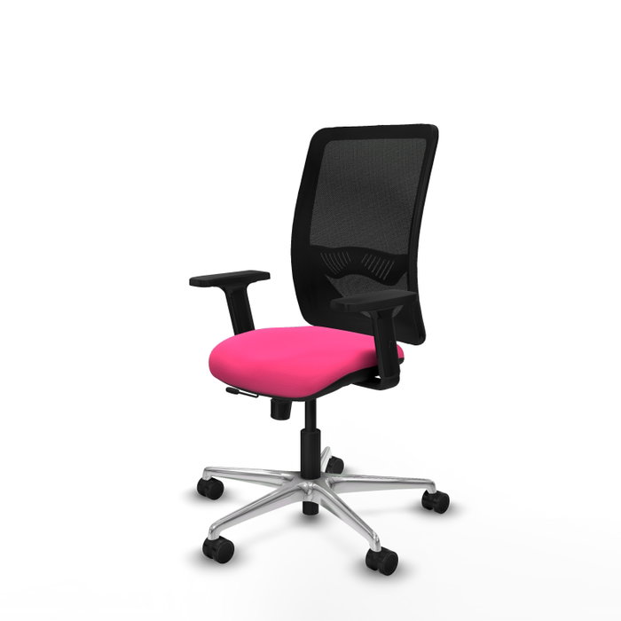 PIQUERAS Y CRESPO Silla de oficina Zulema Rosa y Negro