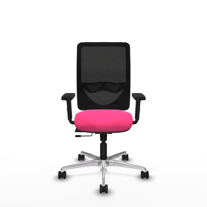 PIQUERAS Y CRESPO Silla de oficina Zulema Rosa y Negro