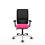 PIQUERAS Y CRESPO Silla de oficina Zulema Rosa y Negro