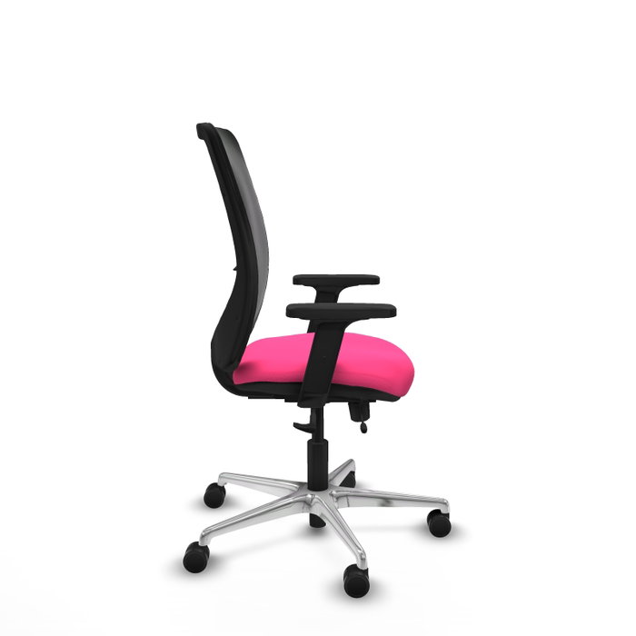PIQUERAS Y CRESPO Silla de oficina Zulema Rosa y Negro