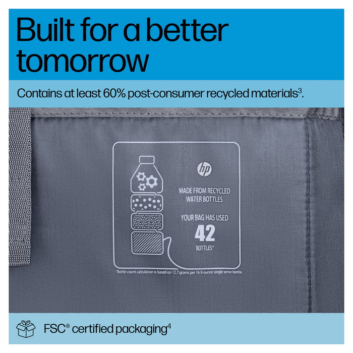 HP Travel Plus 22L Maletín para Portátil 16 Pulgadas Azul Grafito HP Travel Plus 22L Maletín para Portátil 16 Pulgadas Azul Grafito