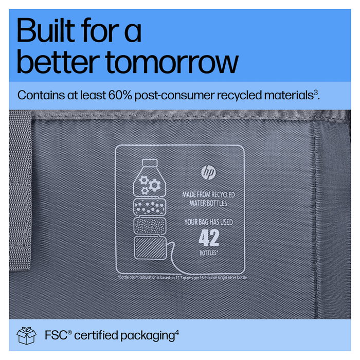 HP Travel Plus 22L Maletín para Portátil 16 Pulgadas Azul Grafito HP Travel Plus 22L Maletín para Portátil 16 Pulgadas Azul Grafito