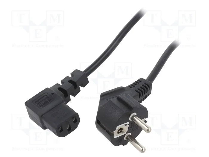 ESPE Cable de alimentación H05VV-F 3x0,75mm2 Negro 1,2m ESPE Cable de alimentación H05VV-F 3x0,75mm2 Negro 1,2m