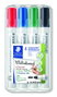 Staedtler Lumocolor 351 Rotuladores para Pizarra Blanca Surtidos 4 Unidades