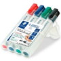 Staedtler Lumocolor 351 Rotuladores para Pizarra Blanca Surtidos 4 Unidades