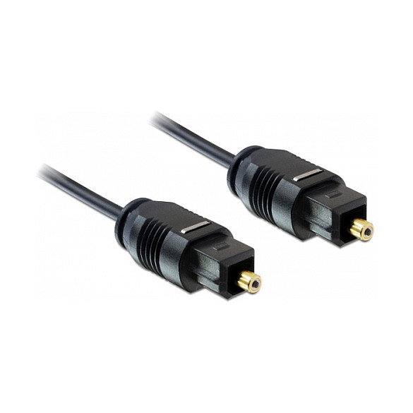 DeLOCK Cable de audio óptico Toslink de 1 m, Negro DeLOCK Cable de audio óptico Toslink de 1 m, Negro