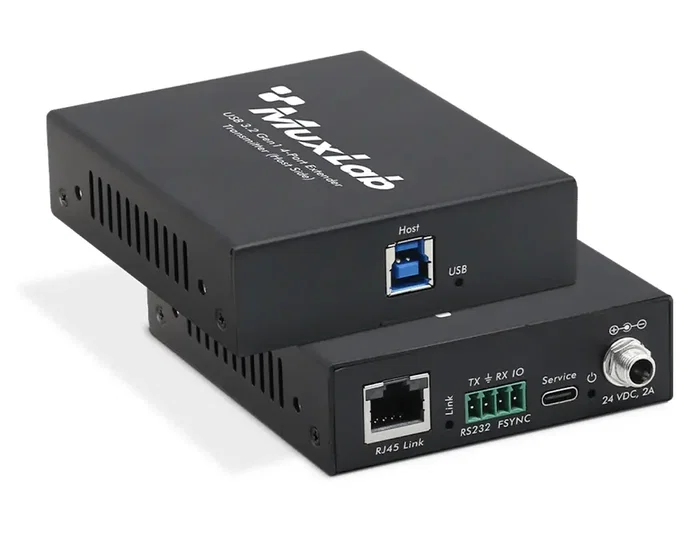 MUXLAB Kit Extensor USB 3.2 Gen1 de 4 Puertos, 100m - Modelo 500530 - Conectividad USB 5 Gbps, Extensión por Cable Cat6a, Plug & Play