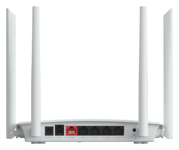 ZTE MF258K PRO Router WiFi6 con módem LTE cat.15, 800Mbps, 4 puertos LAN, ODU/IDU