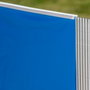 Gre Piscina Redonda con Pared de Acero y Chapa Blanca ø350 x 120 cm