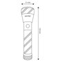ENTAC Linterna de mano EFL-1W-ALU AA