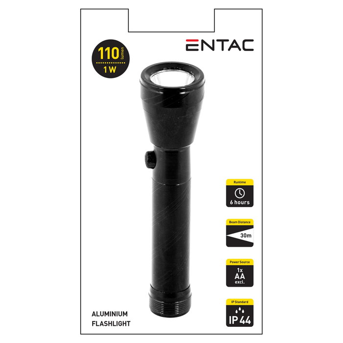 ENTAC Linterna de mano EFL-1W-ALU AA ENTAC Linterna de mano EFL-1W-ALU AA