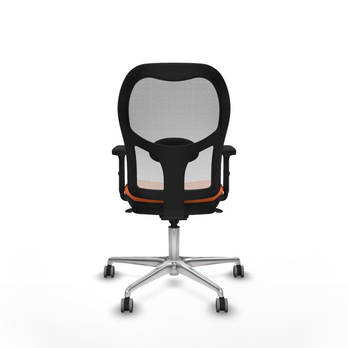 PIQUERAS Y CRESPO Silla de oficina Jorquera Naranja y Blanco