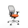 PIQUERAS Y CRESPO Silla de oficina Jorquera Naranja y Blanco