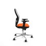PIQUERAS Y CRESPO Silla de oficina Jorquera Naranja y Blanco
